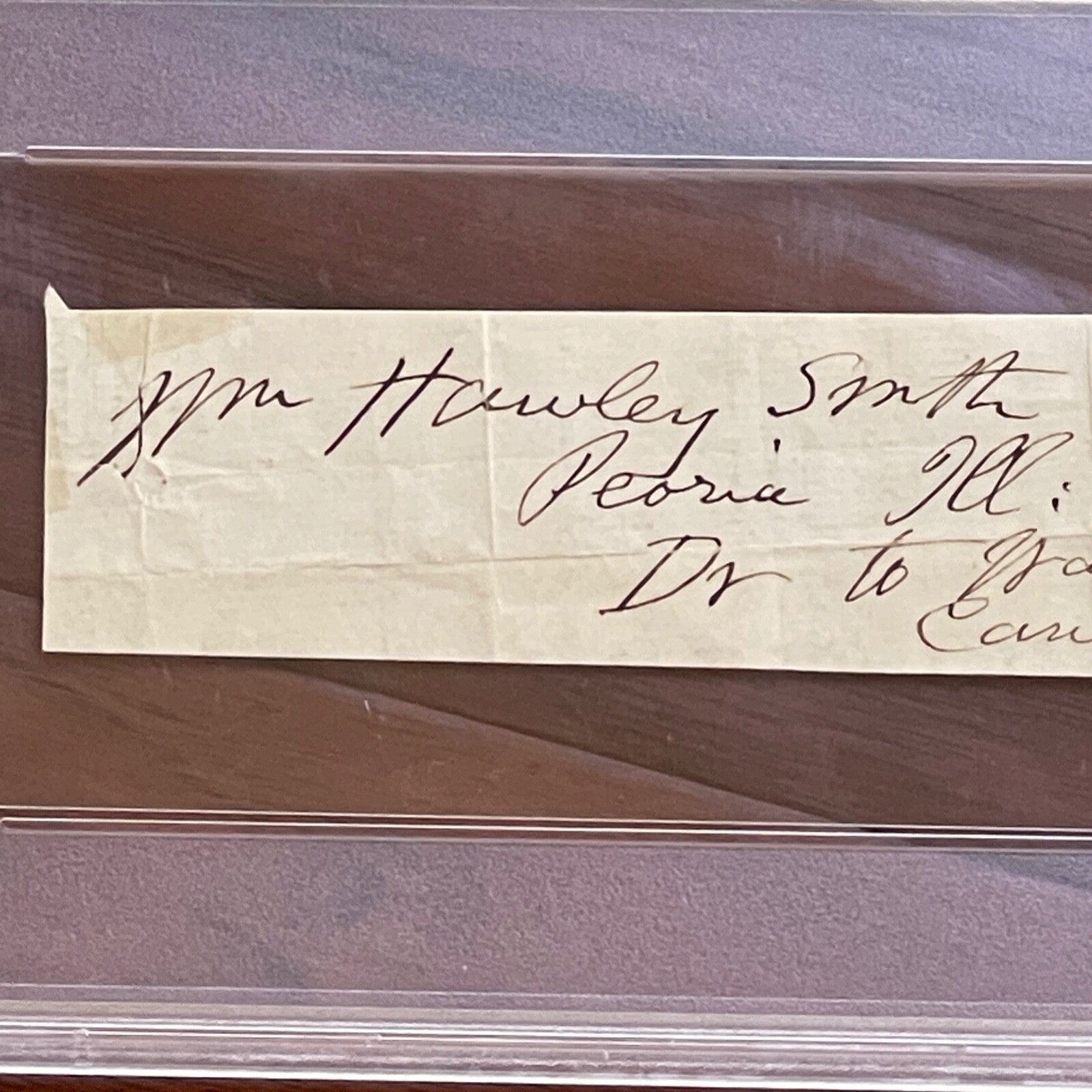 WALT WHITMAN * PSA/DNA * Autograph CUT SIGNATURE Signed * "Leaves of Grass" POET