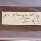 WALT WHITMAN * PSA/DNA * Autograph CUT SIGNATURE Signed * "Leaves of Grass" POET