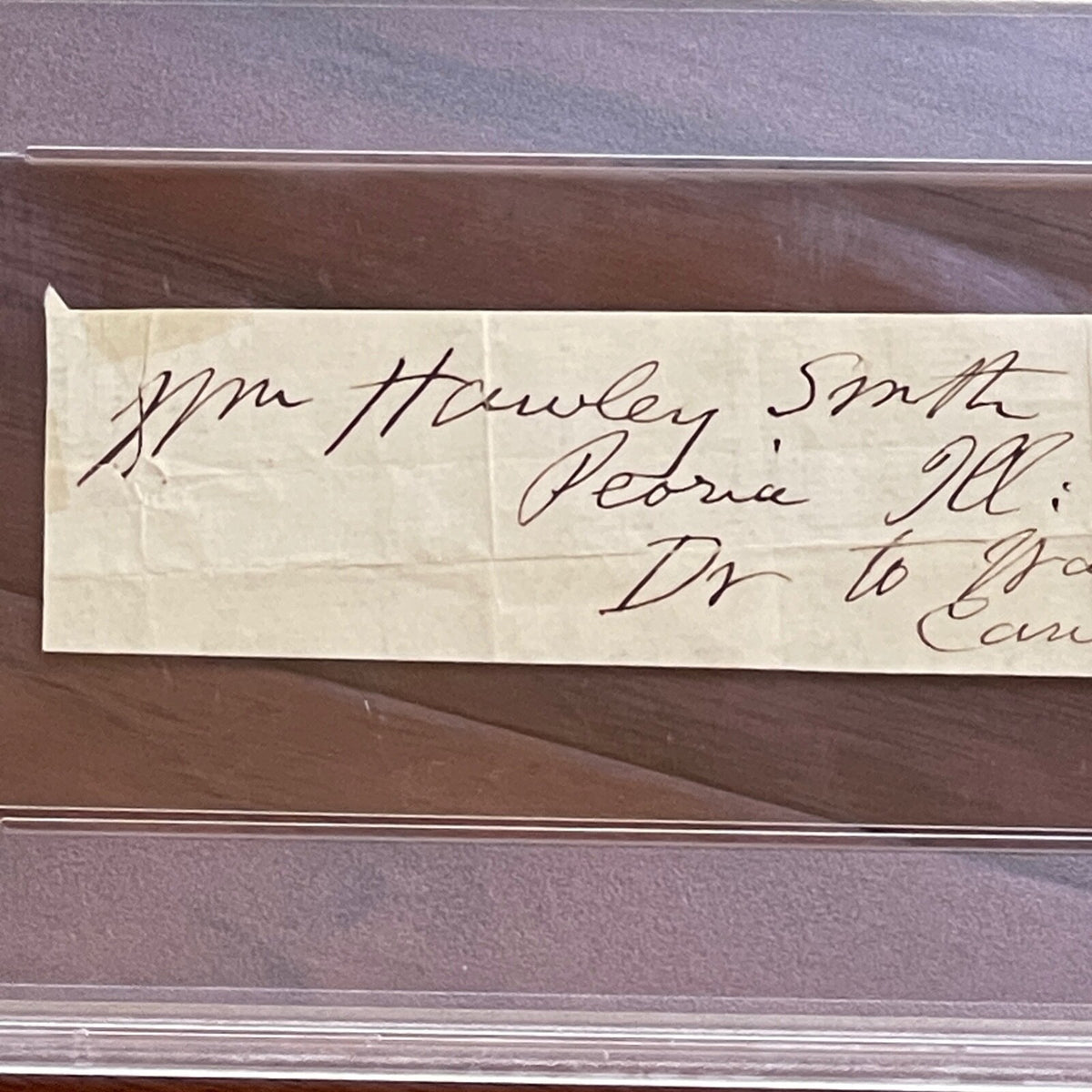 WALT WHITMAN * PSA/DNA * Autograph CUT SIGNATURE Signed * "Leaves of Grass" POET