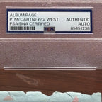 PAUL McCARTNEY * PSA/DNA * Undedicated Autograph Album Page Signed * BEATLES