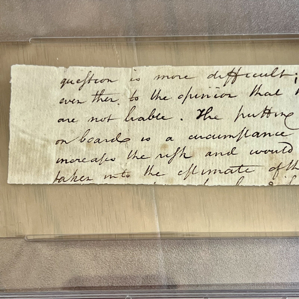ALEXANDER HAMILTON * PSA * Autograph Handwritten Legal Case Un Signed Writing