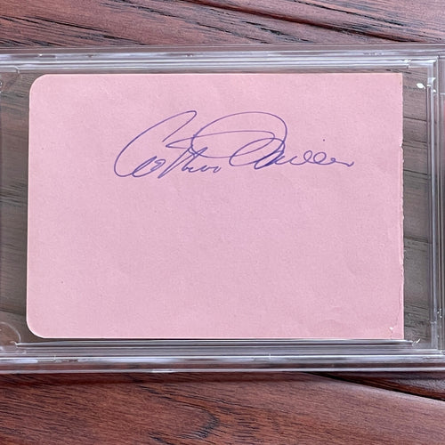 ARTHUR MILLER * PSA/DNA * Autograph Album Page Signed *  CRUCIBLE Playwright
