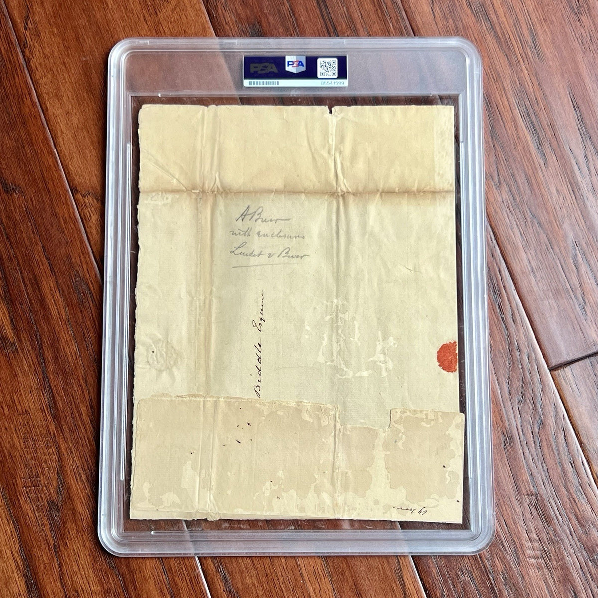 AARON BURR * PSA * Handwritten Autograph Letter Signed Dueled Alexander Hamilton