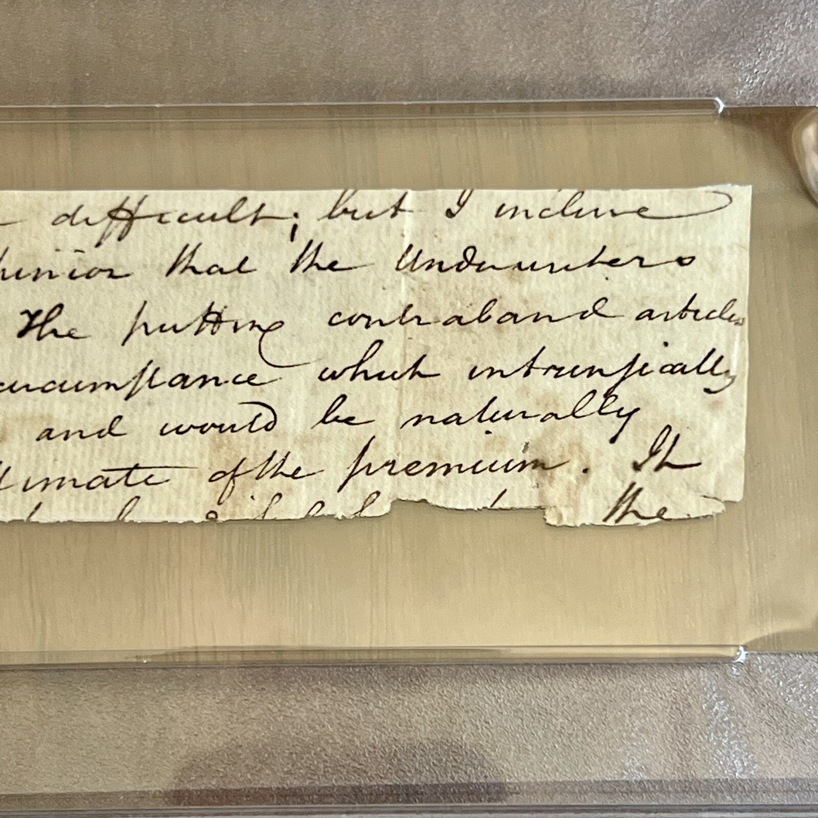 ALEXANDER HAMILTON * PSA * Autograph Handwritten Legal Case Un Signed Writing