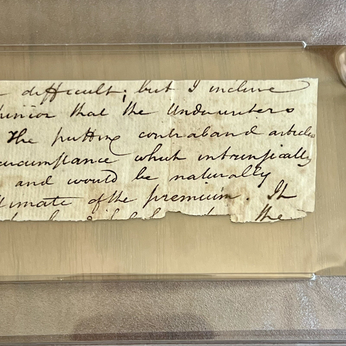 ALEXANDER HAMILTON * PSA * Autograph Handwritten Legal Case Un Signed Writing