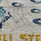 NEIL ARMSTRONG * JSA * Autograph “ONE SMALL STEP” Embroidery Signed * APOLLO 11