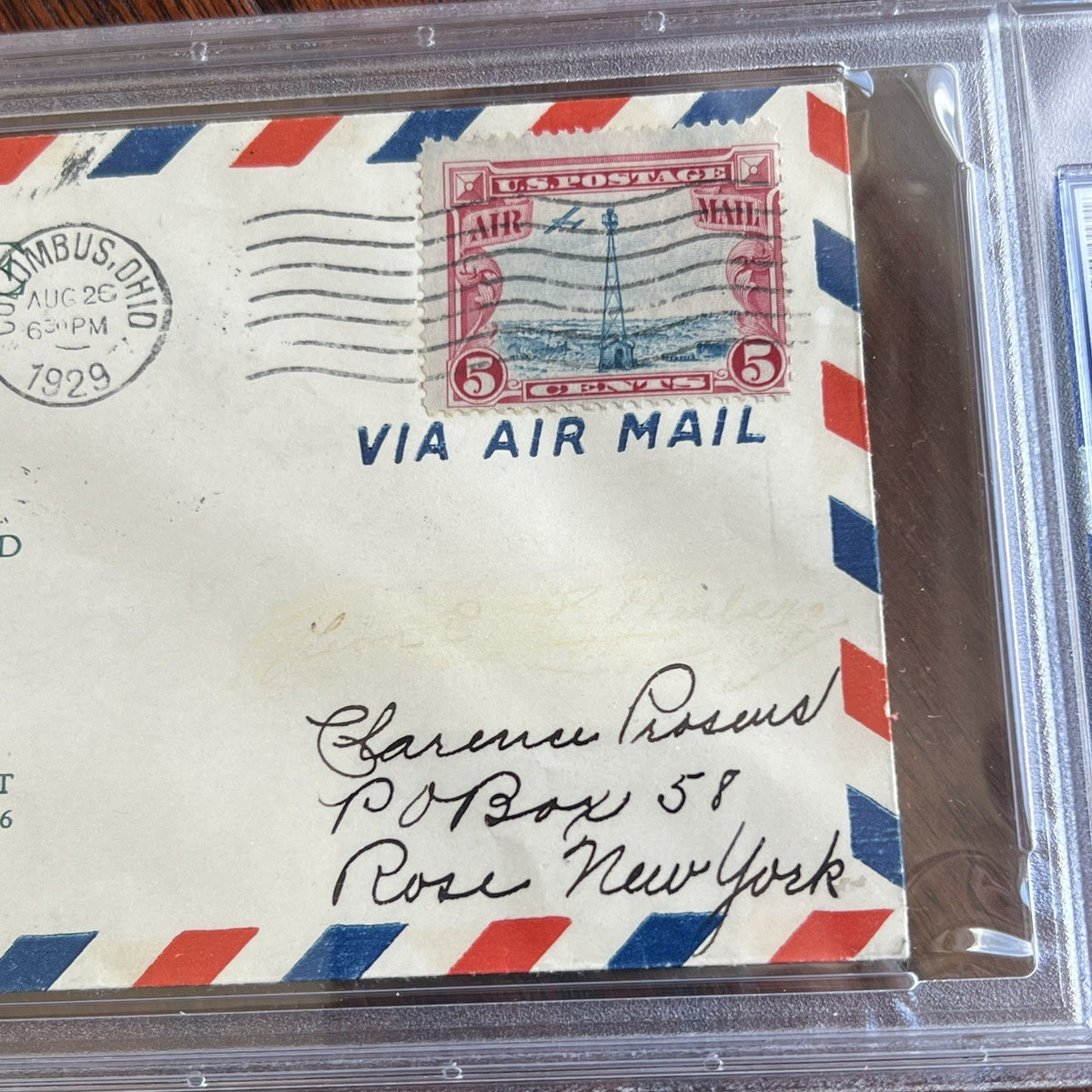 AMELIA EARHART * PSA * Autograph WOMENS AVIATION DERBY Cover Signed * 1929