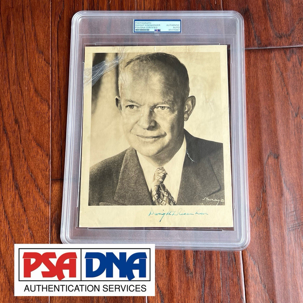 DWIGHT D. EISENHOWER * PSA * Autograph INAUGURAL Photo SIGNED * Full Signature