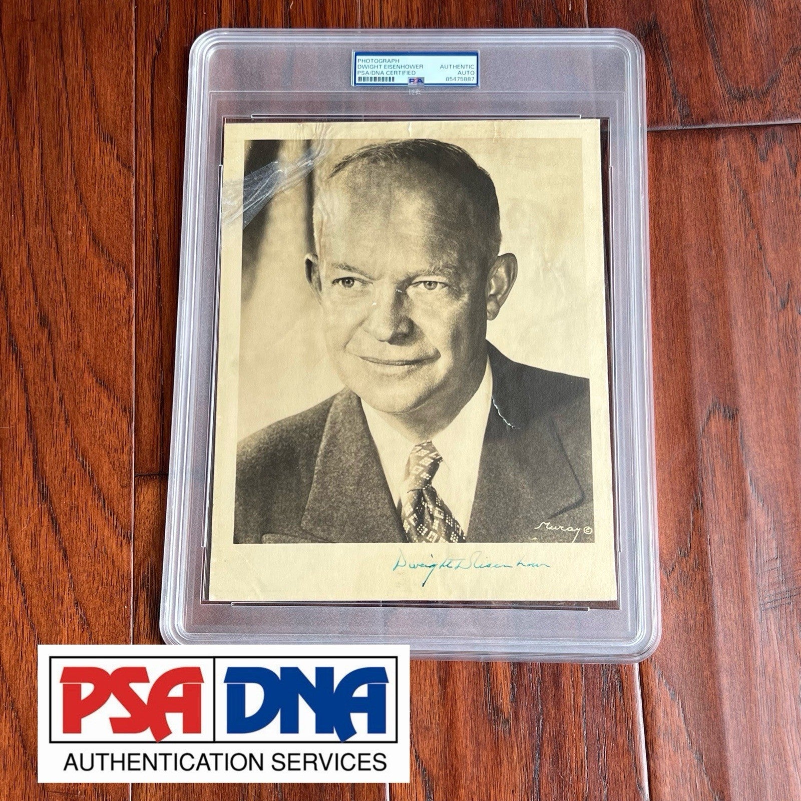 DWIGHT D. EISENHOWER * PSA * Autograph INAUGURAL Photo SIGNED * Full Signature