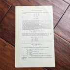 EDWARD H. WHITE II * HANDWRITTEN NOTES Not Autograph Signed APOLLO GEMINI * COA
