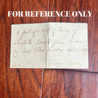 CHARLOTTE BRONTË * "Jane Eyre" Author Authentic Genuine HAIR STRAND Ellen Nussey