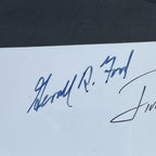 JIMMY CARTER & GERALD FORD * PSA * Autograph PRESIDENTS Photo SIGNED