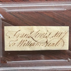FRANCIS LEWIS * PSA * Autograph Cut Signed * DECLARATION Independence Signer