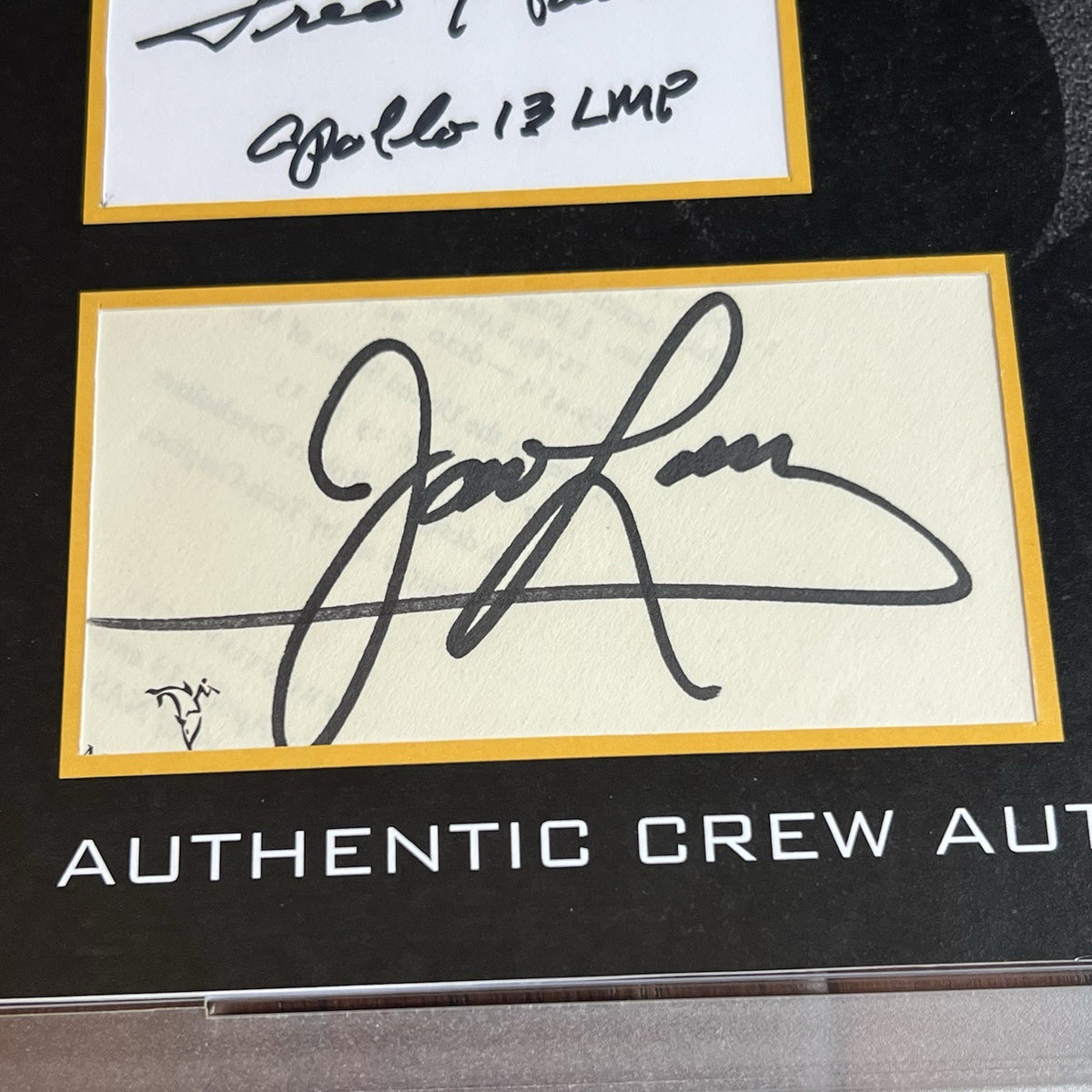 APOLLO 13 * PSA * CREW SIGNED AUTOGRAPH PRESENTATION * JACK SWIGERT JAMES LOVELL
