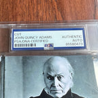 JOHN QUINCY ADAMS * PSA * Autograph Cut Signature Signed President Photo
