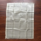 WILLIAM HENRY HARRISON * Silk Printed Broadside of Inaugural Address Ephemera