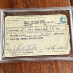 SALLY RIDE * PSA * AUTOGRAPH Personal FAA PILOT LICENSE * NASA Shuttle Astronaut