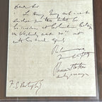 BRAM STOKER * PSA/DNA * "Dracula" Author Handwritten AUTOGRAPH Letter SIGNED