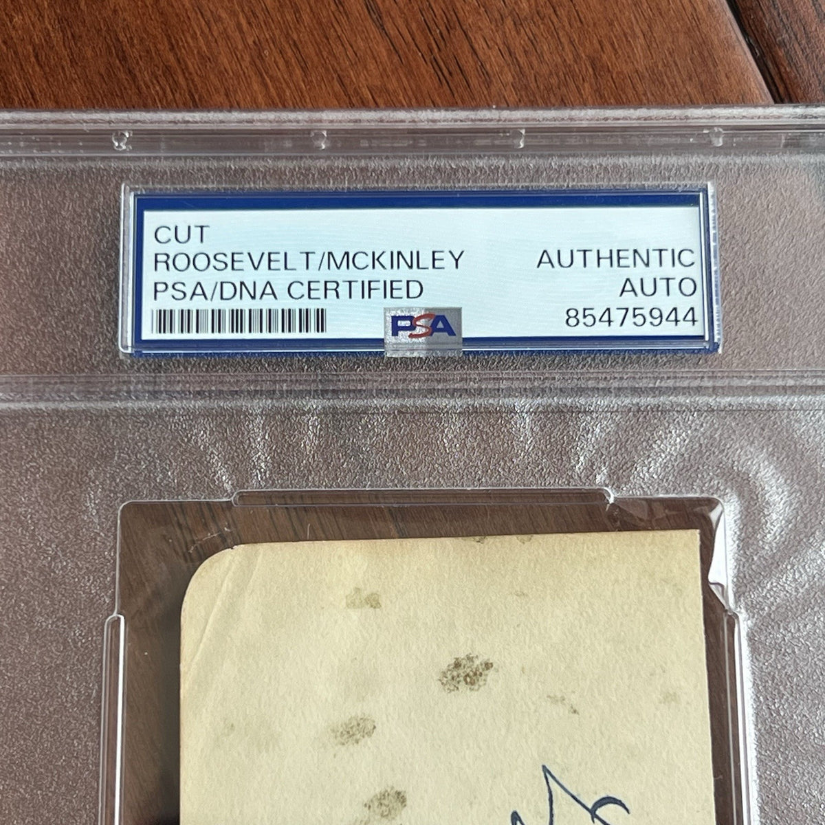 THEODORE ROOSEVELT & WILLIAM McKINLEY * PSA & JSA * Autograph Album Page SIGNED