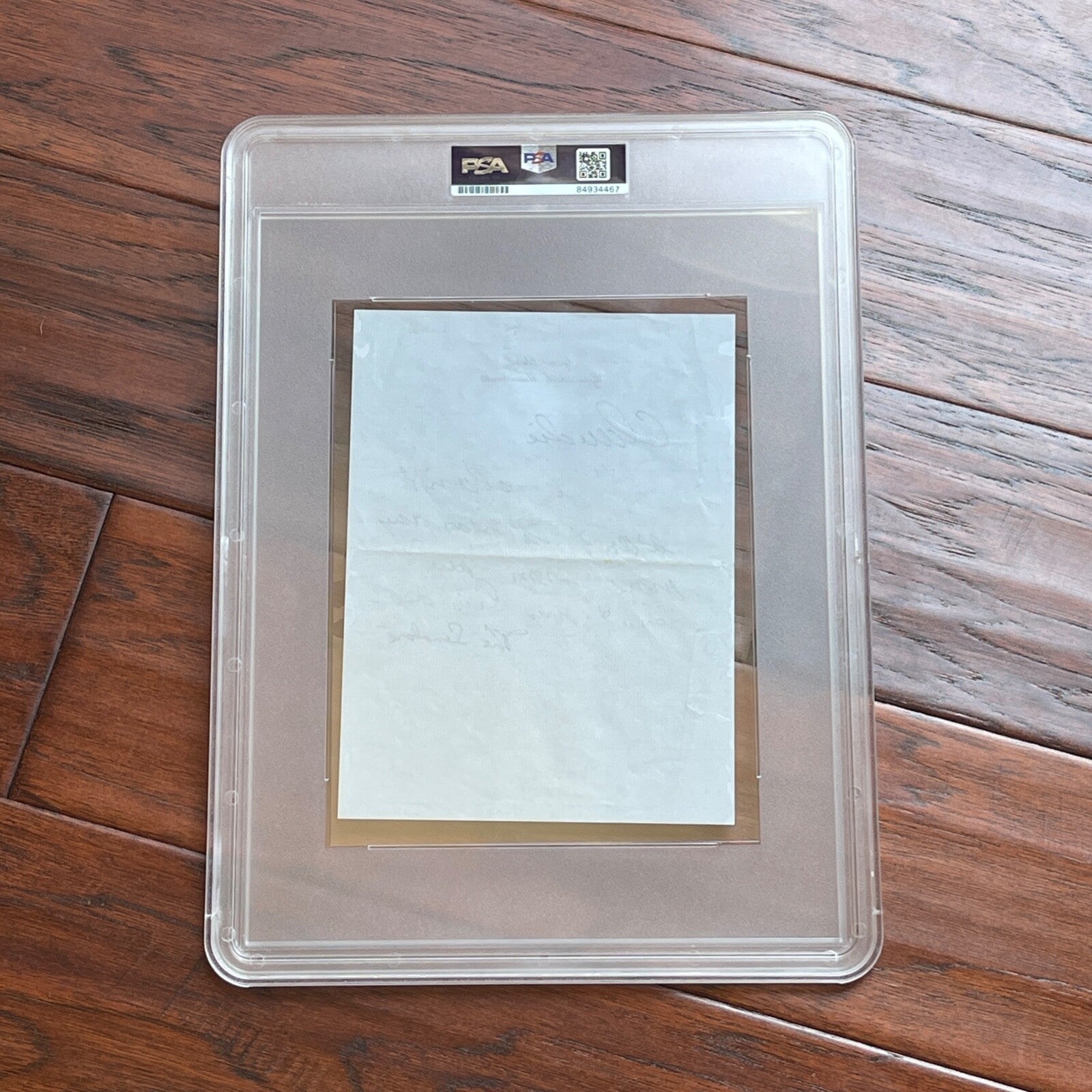 TED KENNEDY * PSA * Humorous "My Big Ass" AUTOGRAPH Note SIGNED * "The Senatoré"