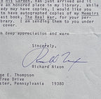 RICHARD NIXON * PSA/DNA Autograph Letter on RESIGNATION & MEMOIRS Signed * 1981