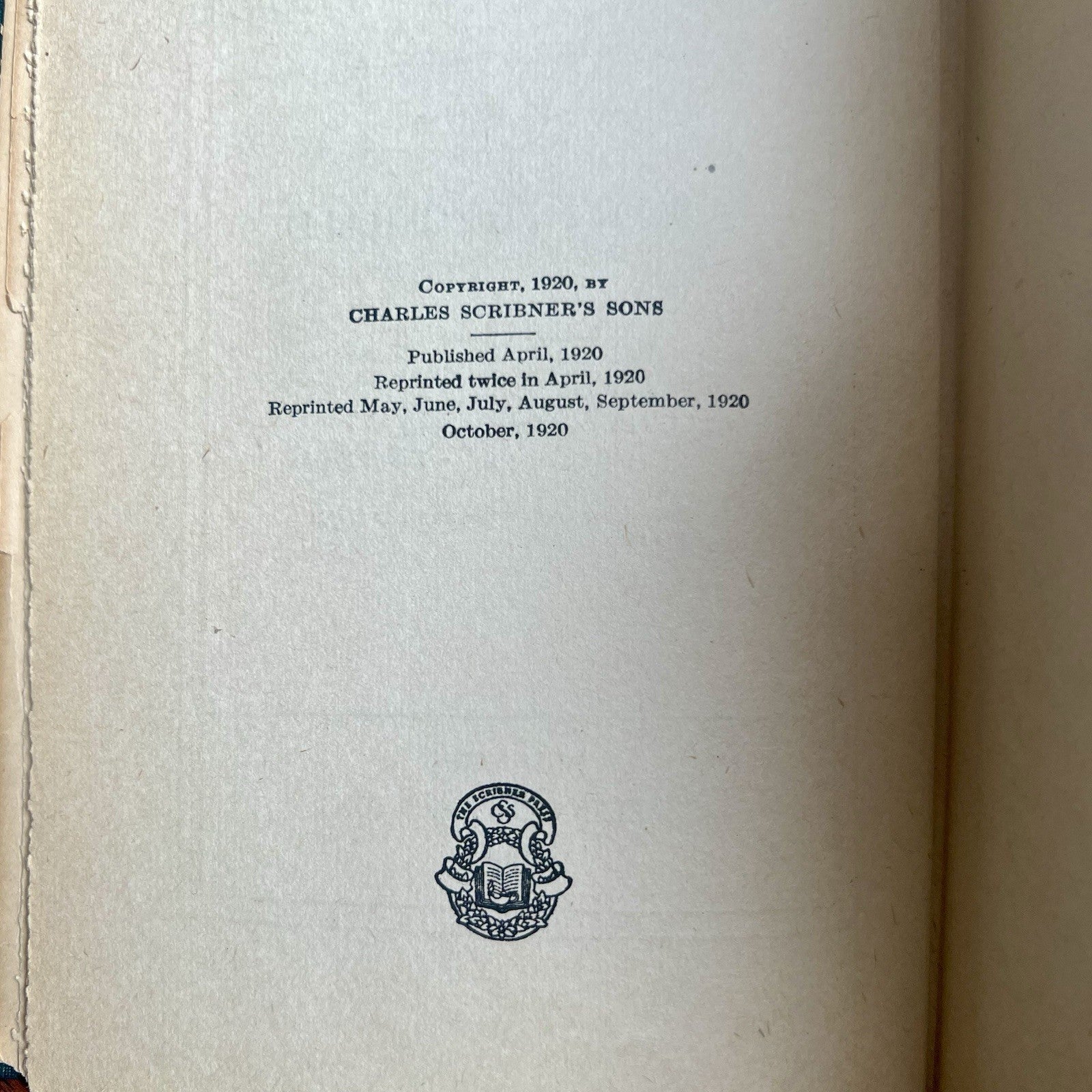 F. SCOTT FITZGERALD * PSA * 1st Ed Autograph THIS SIDE OF PARADISE Book Signed