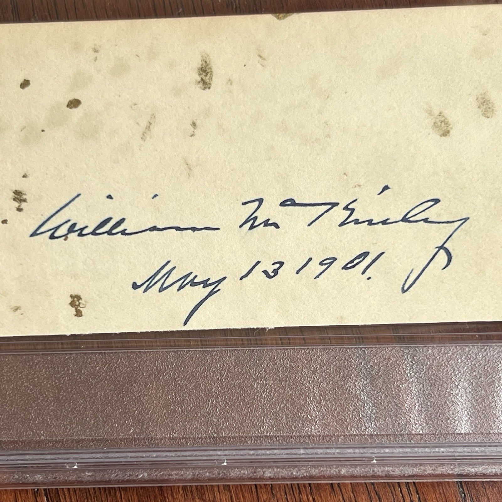 THEODORE ROOSEVELT & WILLIAM McKINLEY * PSA & JSA * Autograph Album Page SIGNED