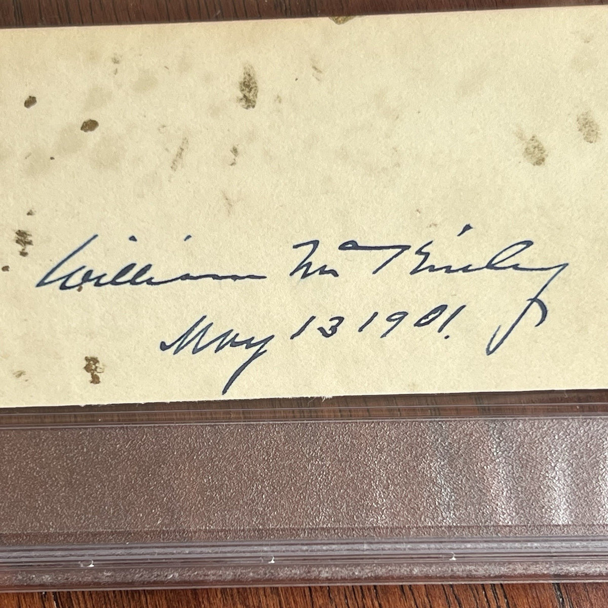 THEODORE ROOSEVELT & WILLIAM McKINLEY * PSA & JSA * Autograph Album Page SIGNED
