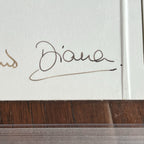 PRINCESS DIANA & KING CHARLES III * PSA * Autograph Family Xmas Card Signed 1986