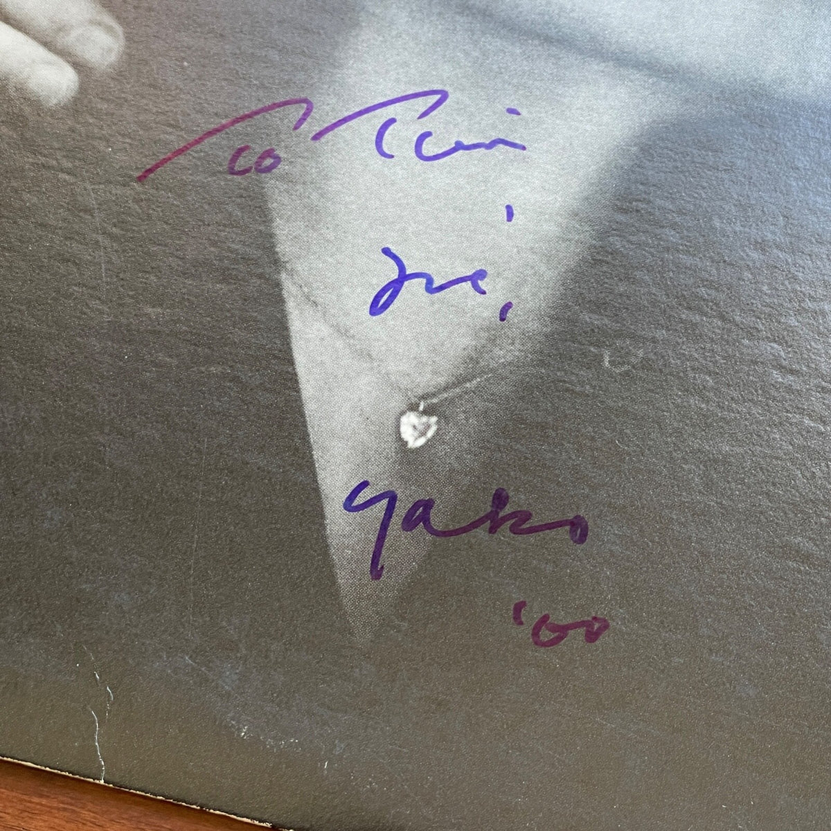 YOKO ONO * BAS * Autograph DOUBLE FANTASY Album Signed * Lennon "Starting Over"