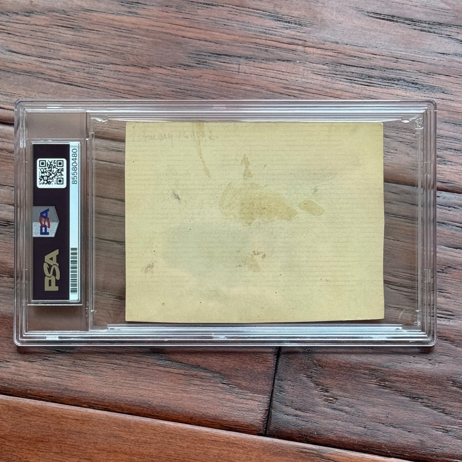 BENJAMIN HARRISON * PSA * Autograph WHITE HOUSE Engraving SIGNED