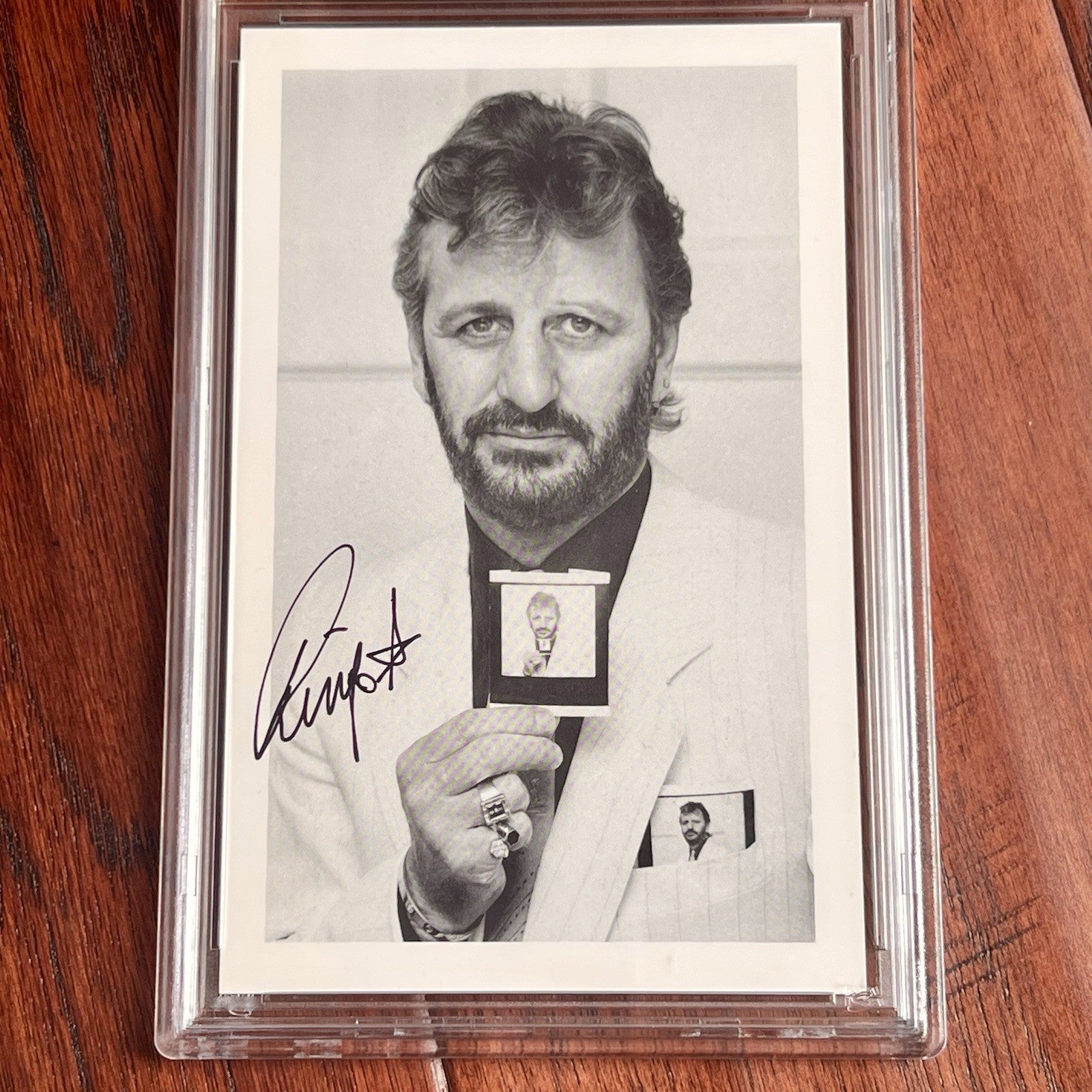 RINGO STARR * PSA *  Autograph BEATLES Drummer Photo SIGNED