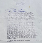 RICHARD NIXON * PSA/DNA Autograph Letter on RESIGNATION & MEMOIRS Signed * 1981
