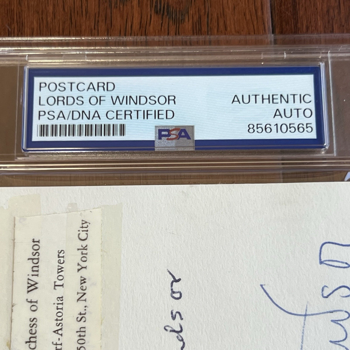 Edward VIII * PSA * Duke & Duchess of Windsor Autograph BUCKINGHAM PALACE Signed