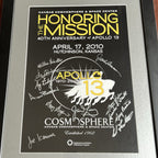 APOLLO 13 * PSA * James Lovell Autograph Signed Alan Bean Poster Kranz Haise