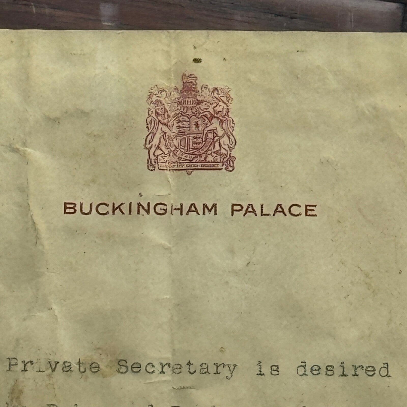 WINDSOR * PSA * Duke & Duchess Autograph BUCKINGHAM PALACE Signed * Edward VIII