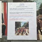 PAUL MCCARTNEY * PSA * ABBEY ROAD Beatles Album * Autograph LP SIGNED Display