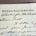 ULYSSES S. GRANT * PSA * 2x Signed Head-Quarters U.S. Armies Autograph Letter
