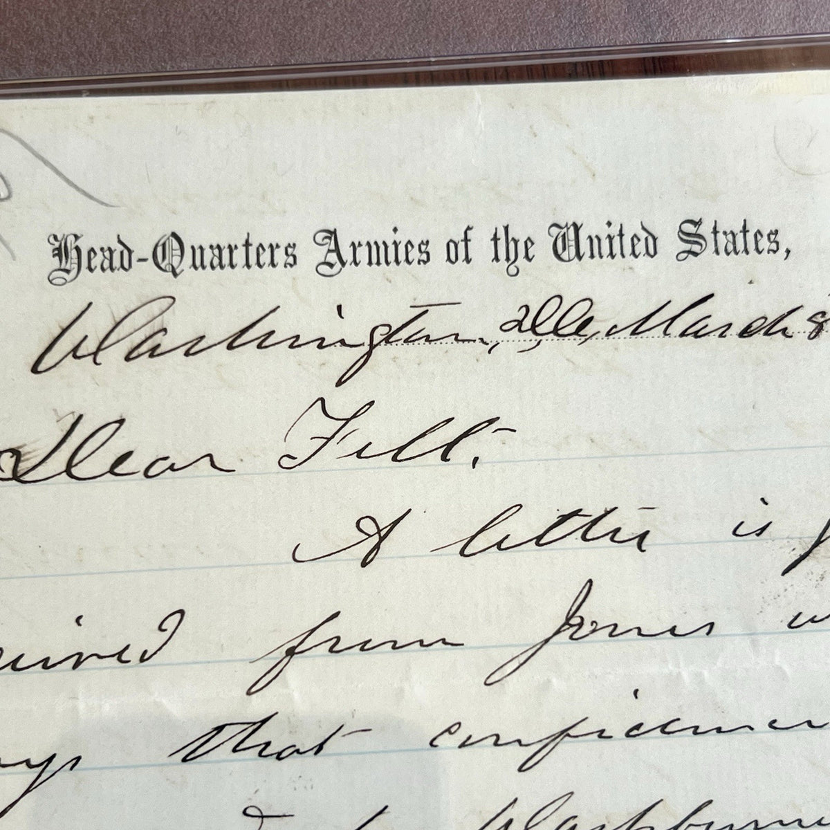 ULYSSES S. GRANT * PSA * 2x Signed Head-Quarters U.S. Armies Autograph Letter