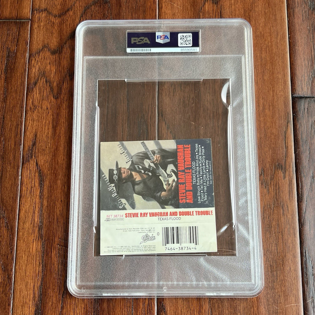 STEVIE RAY VAUGHAN * PSA * Double Trouble BAND Signed CASSETTE Cover Autograph
