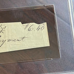 WALT WHITMAN * PSA/DNA * Autograph CUT Signed "WW" * "Leaves of Grass" POET