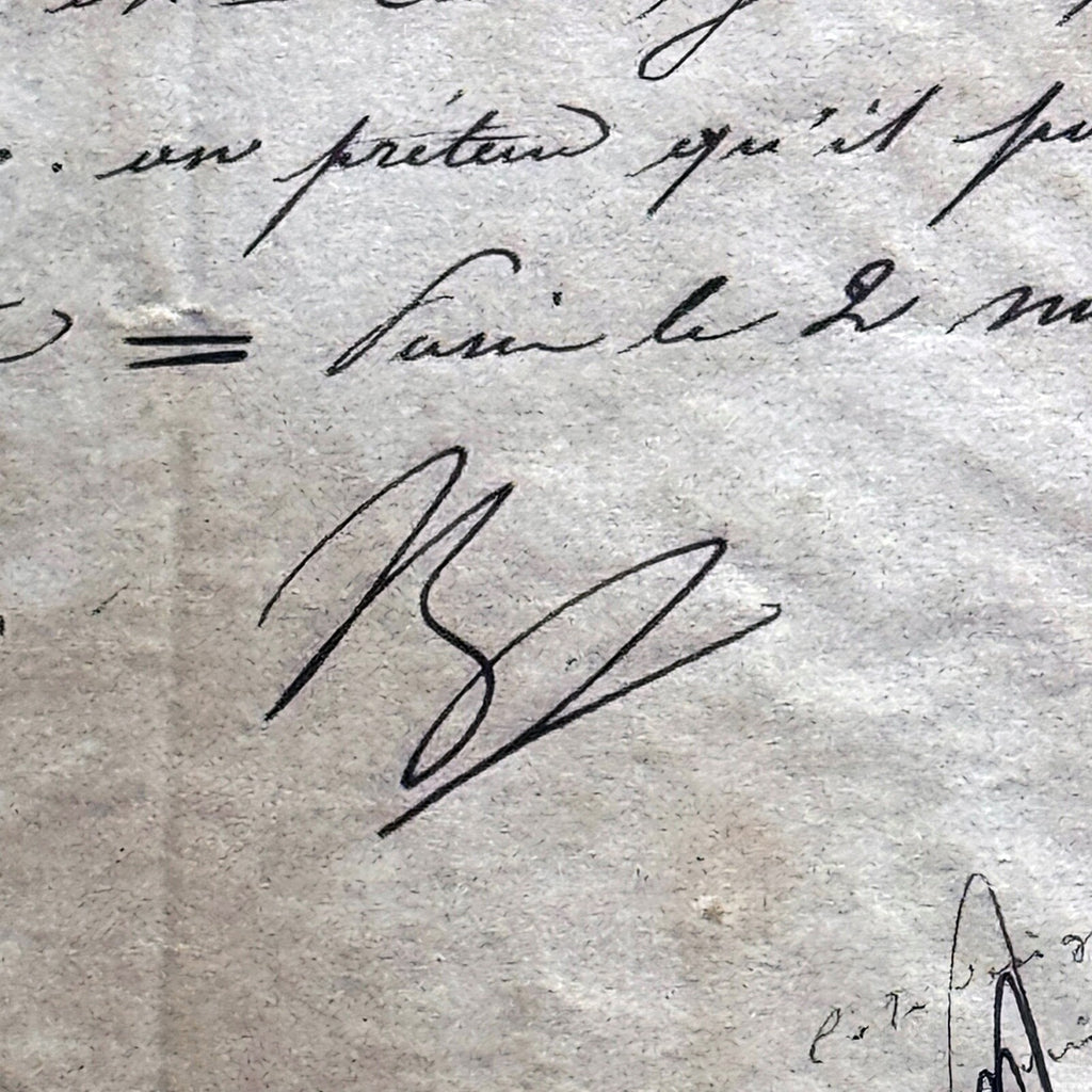 NAPOLEON BONAPARTE * PSA * Autograph Letter Signed During Hundred Days * 1815