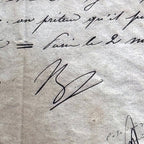 NAPOLEON BONAPARTE * PSA * Autograph Letter Signed During Hundred Days * 1815