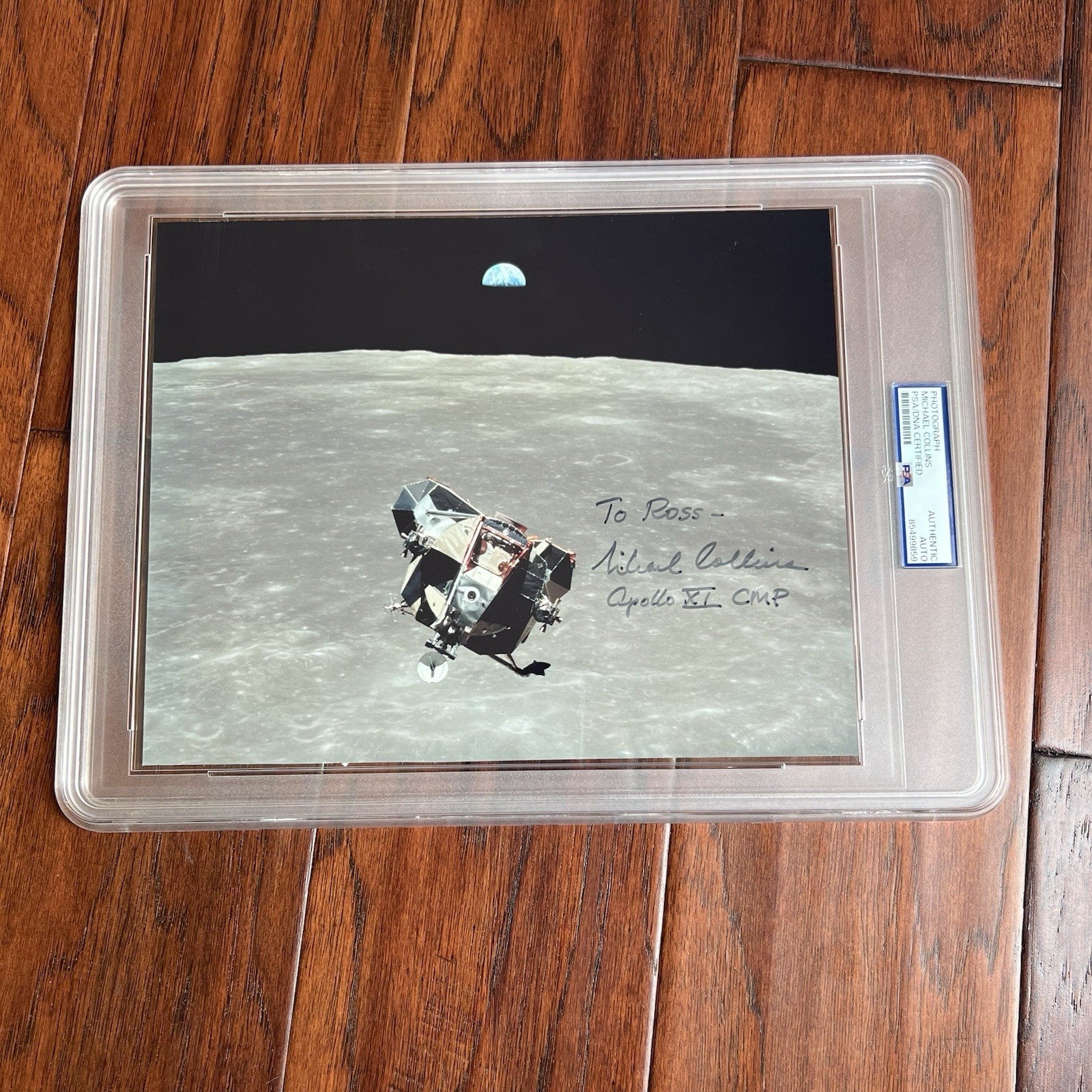 MICHAEL COLLINS * PSA * Autograph APOLLO 11 Eagle Mission Photo Signed