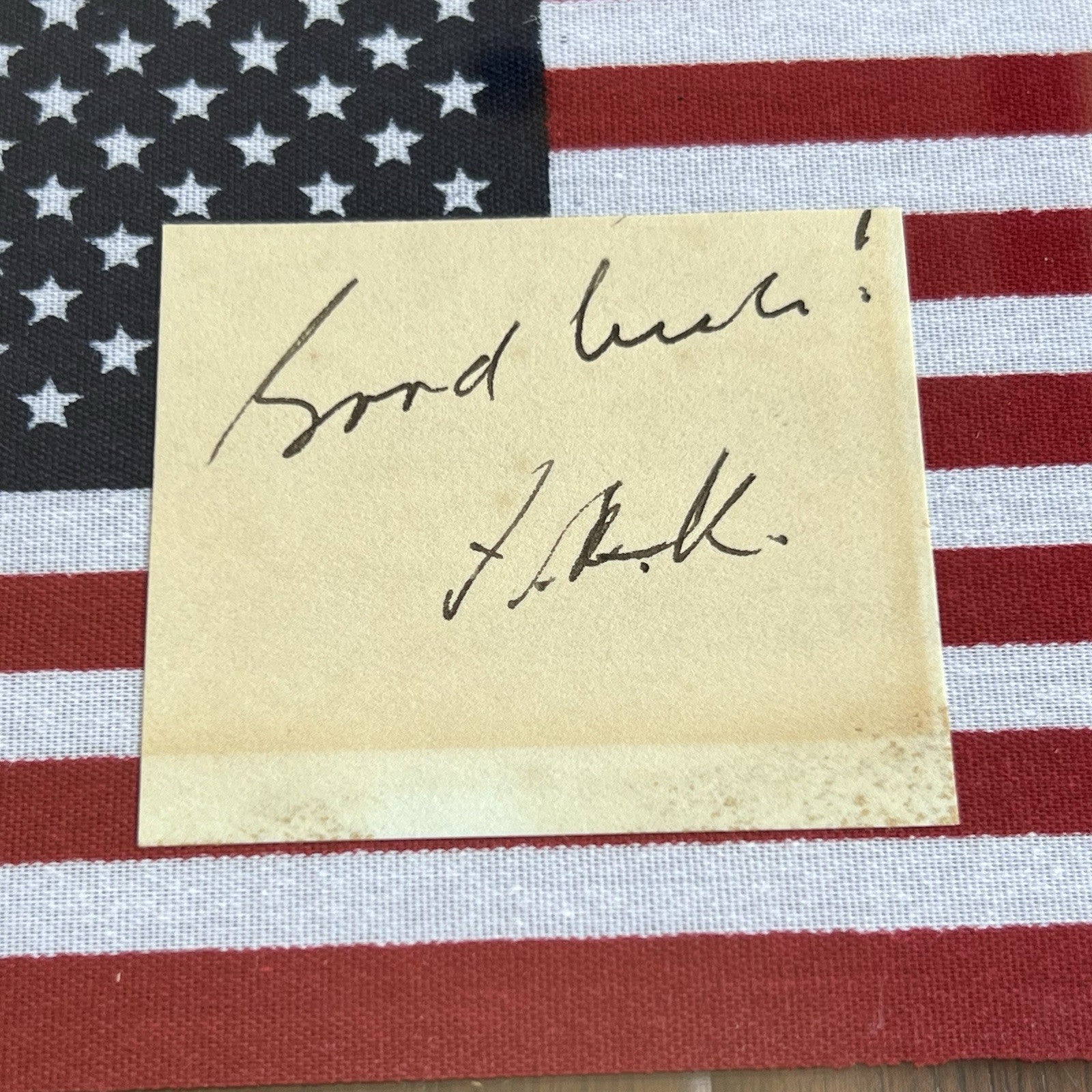 JOHN F. KENNEDY * PSA * Autograph Signature Signed "JFK" Inscription President