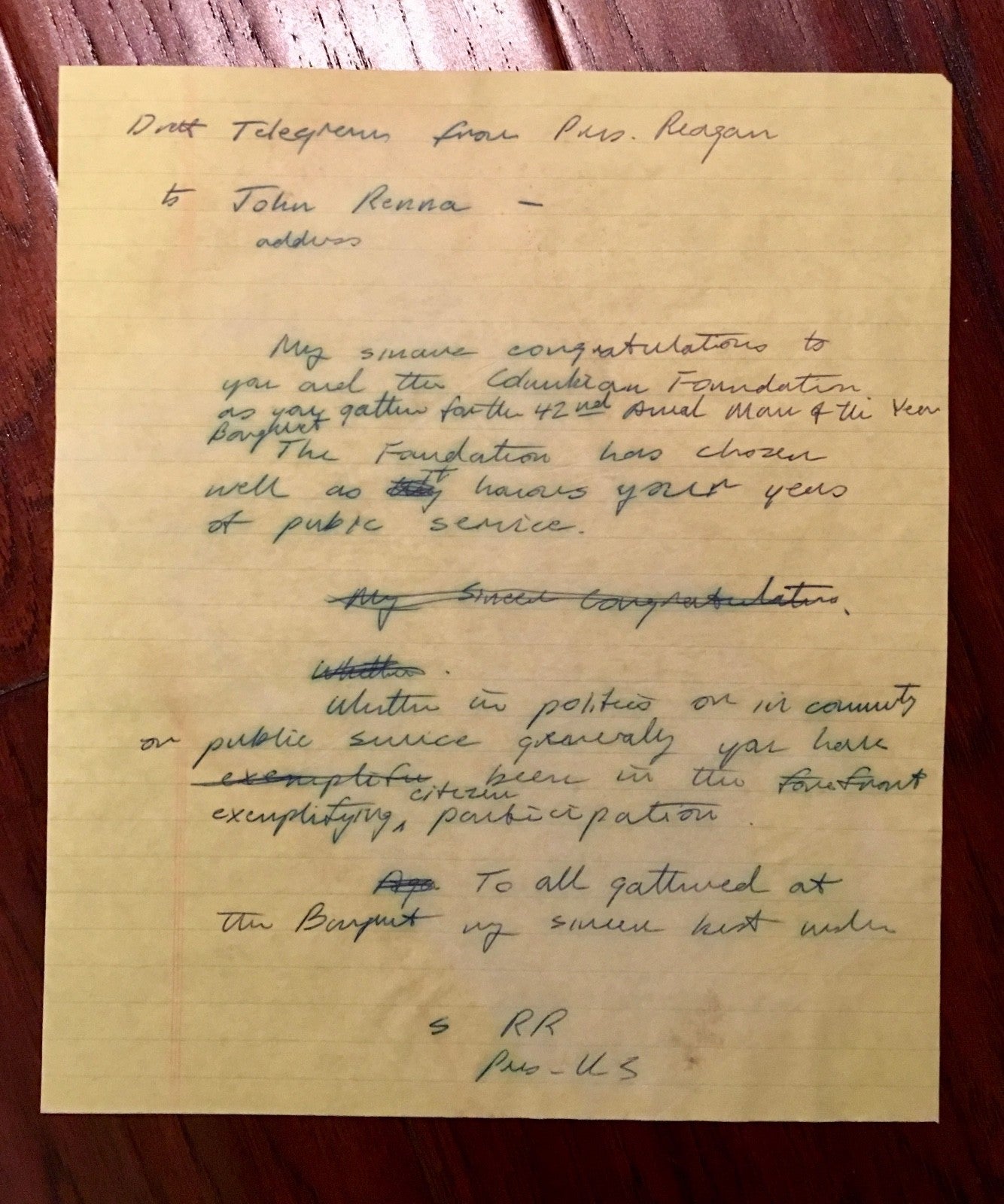 George H.W. Bush * JSA COA Handwritten AUTOGRAPH letter SIGNED as "Pres. U.S."