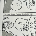 CHARLES SCHULZ * Original Signed Drawn Peanuts Artwork Comic Strip Autograph PSA