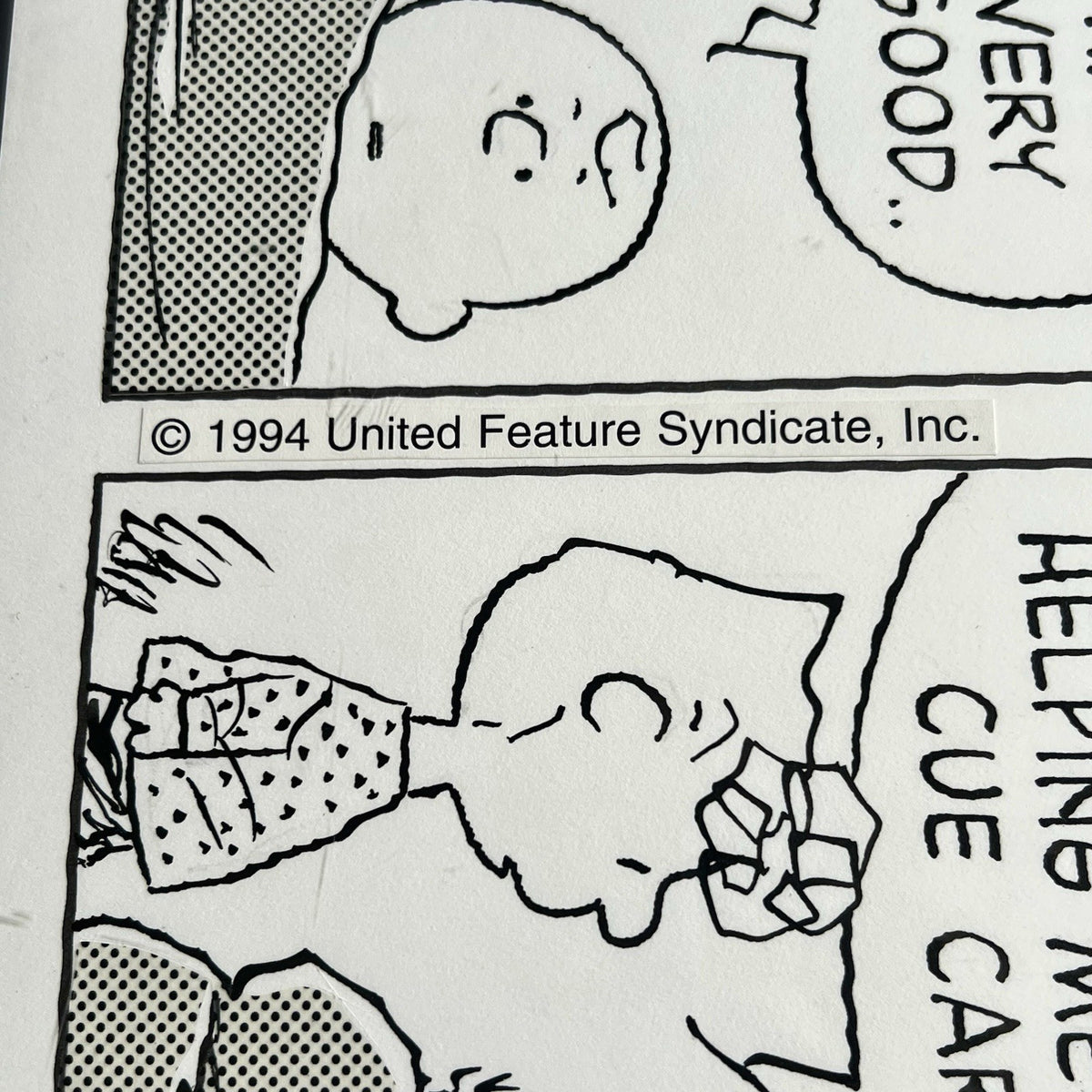 CHARLES SCHULZ * Original Signed Drawn Peanuts Artwork Comic Strip Autograph PSA