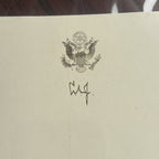 LYNDON B. JOHNSON * PSA/DNA * Autograph Bookplate Signed * LBJ President Seal