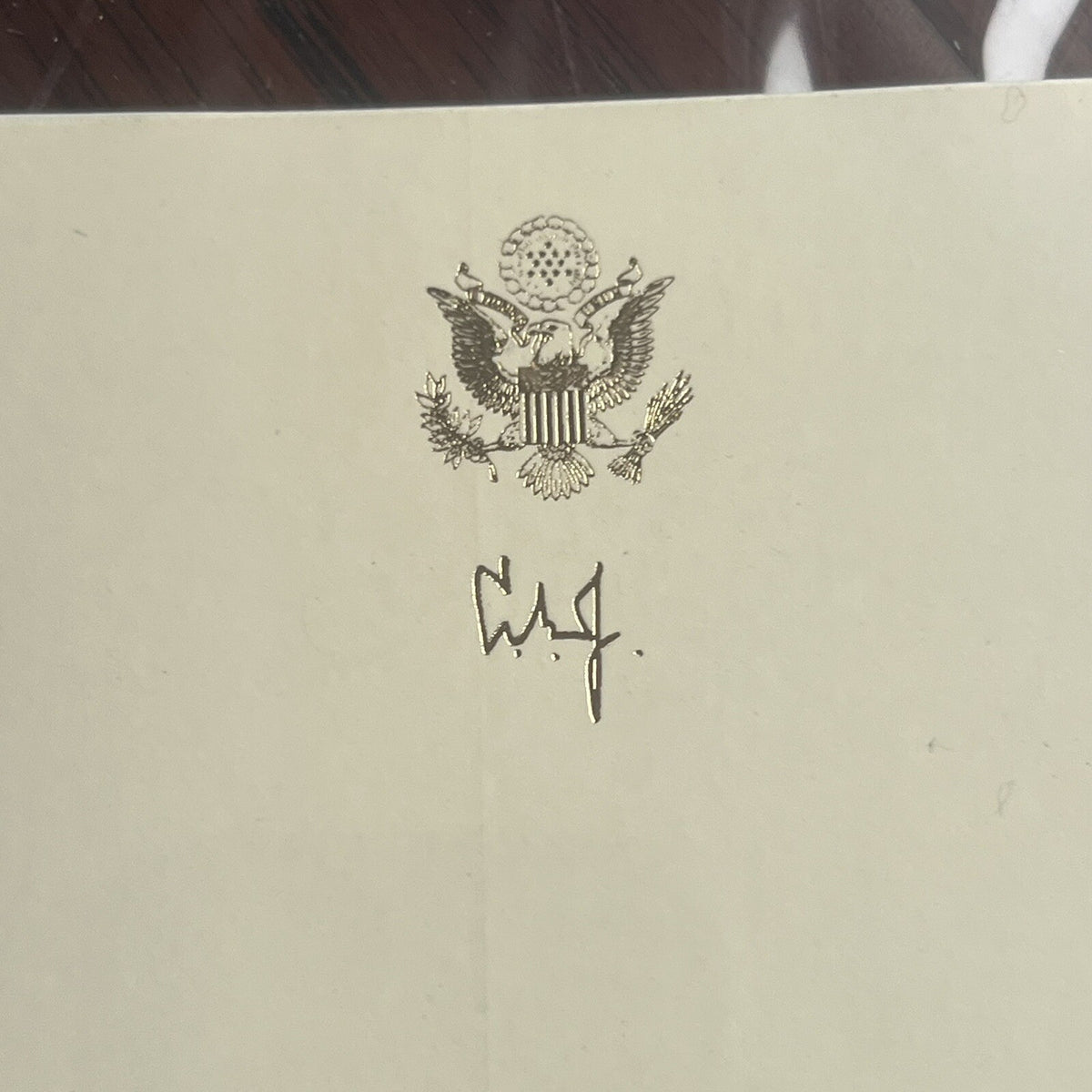 LYNDON B. JOHNSON * PSA/DNA * Autograph Bookplate Signed * LBJ President Seal